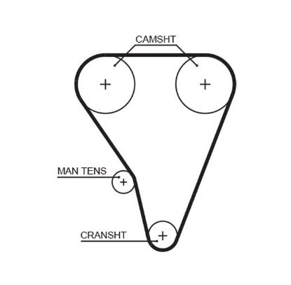Timing Belt Rover 420 Si- ( L18617 ) - ( 2