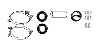 Mounting Kit, exhaust system BMW 318iS E30