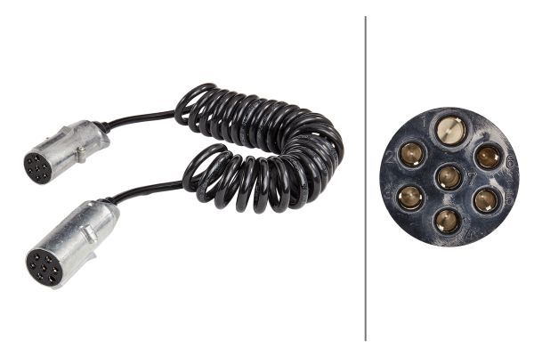 Coiled Cable Spiraalühenduskaabel 24V sised