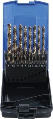 Twist Drill Bit Set 19-piece Twist Drill Set, HSS-G M35 Cobalt Steel,
