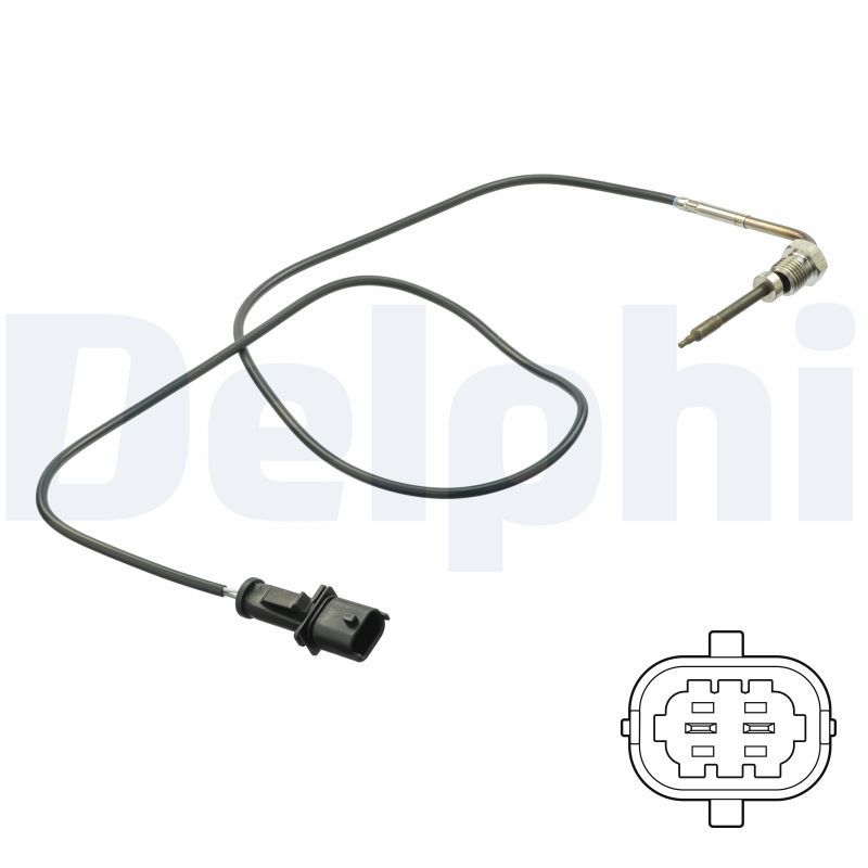 Sensor, exhaust gas temperature
