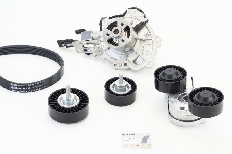 Water Pump + V-Ribbed Belt Kit