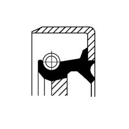 Shaft Seal, differential Nissan 38189N3110