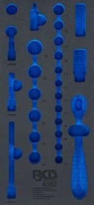 Pull-Out Compartment, drawer (tool trolley) 1/3 Tool Tray (408x189x32 mm), empty, for 26-piece