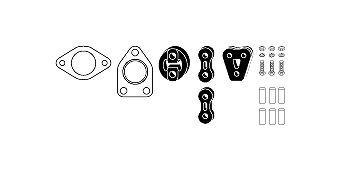 Mounting Kit, exhaust system Mitsubishi Space Star/GDi