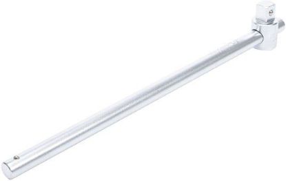 Square Drive Handle Sliding Tee Bar, satin chrome plated, 3/4"
