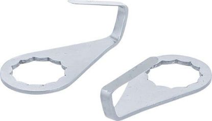 Draw Knife, glass removal 2 Spare Knifes, half round, 2x24 mm, for Art. 3218