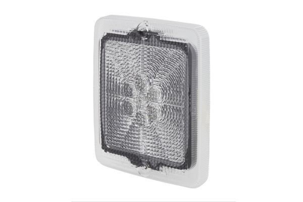 Lens, direction indicator