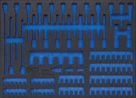 Pull-Out Compartment, drawer (tool trolley) 3/3 Tool Tray (408x567x32 mm), empty, for Bits / B