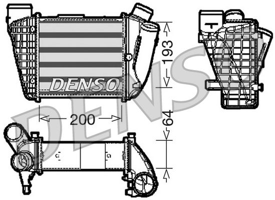 Charge Air Cooler AUDI A4 2.5 TDI V6 (LEFT)