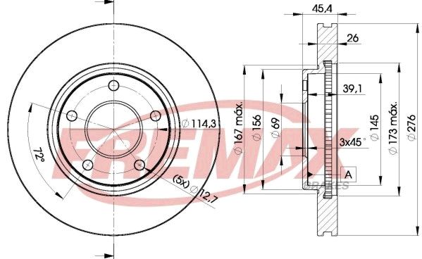 Brake Disc Mitsubishi MR 493550