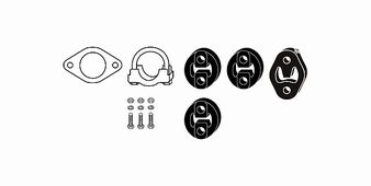 Mounting Kit, exhaust system Ford Mondeo 2001