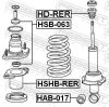 Rubber Buffer, suspension HONDA - 52722-SWA-A01
