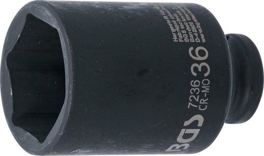 Power Socket 1/2" Deep Impact Socket, 36 mm