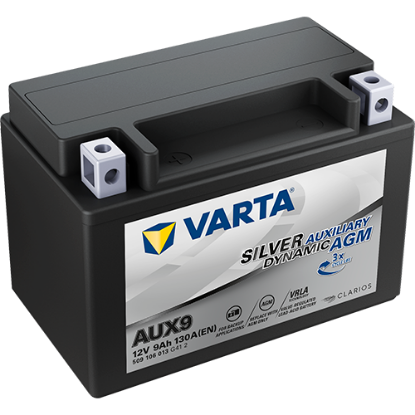 Starter Battery 9Ah 130A 151*87*106 + - SILVER dynamic AUX