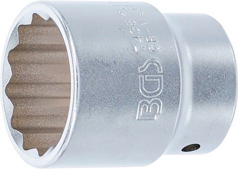 Socket Wrench Insert 3/4" Socket, 12-pt., 38 mm