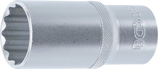 Socket Wrench Insert 1/2" Deep Socket, 12-pt., 27 mm