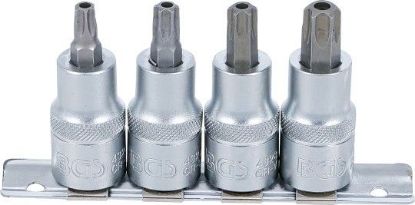 Socket Wrench Set 4-piece T-Star Bit Socket Set, tamperproof, T40-T5