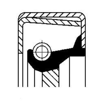 Shaft Seal, oil pump DEERE AL28922