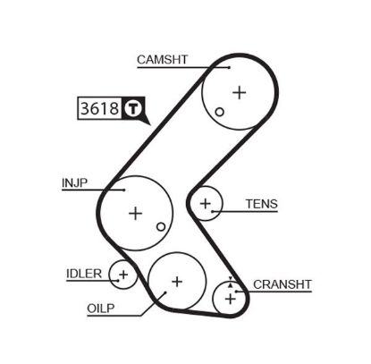 Timing Belt CT1014 - Corsa C 1.7 DTI