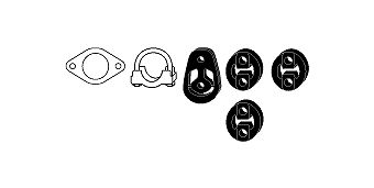 Mounting Kit, exhaust system FORD Mondeo