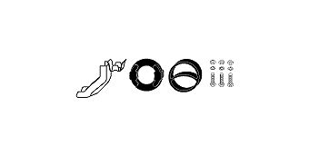 Mounting Kit, exhaust system BMW 518i E34 M40