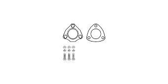Mounting Kit, pre-catalytic converter Opel Corsa C CDTi
