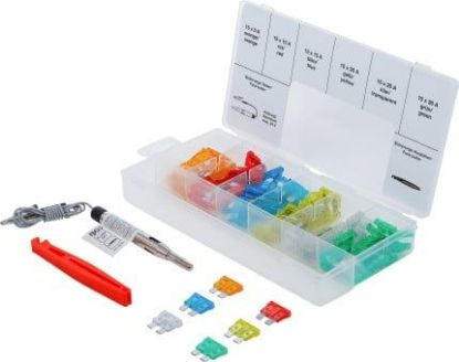 Assortment, fuses 92-piece Car Fuse Assortment