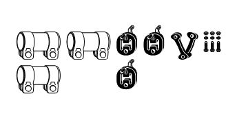 Mounting Kit, exhaust system Audi A6 2.4 V6