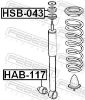 Spacer Bush, shock absorber HONDA 52725-SS0-004