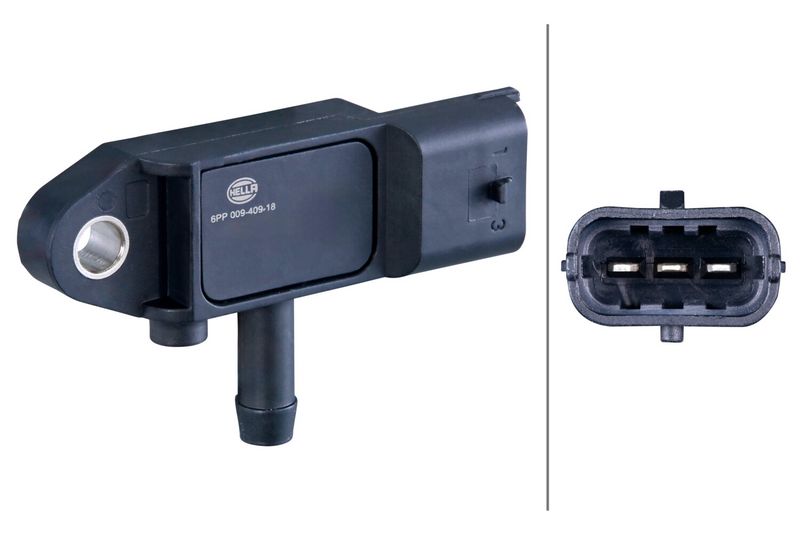 Sensor, exhaust pressure