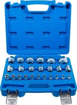 Socket Wrench Insert 24-piece Socket Set, Inch Sizes