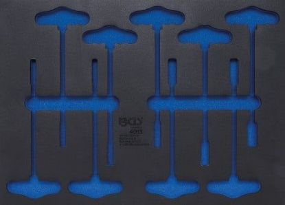 Pull-Out Compartment, drawer (tool trolley) 3/3 Tool Tray (408x567x32 mm), empty, for, T- Hand