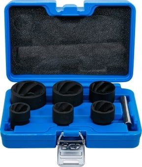 Socket Wrench Insert 6-piece Special Twist Socket Set, 22-41 mm, 1/2"+3