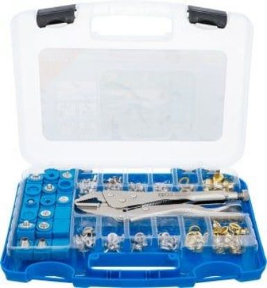 Assortment, push-in eyelets 10-piece Hook Set for BGS Wall, system Tegometall,