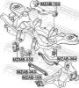 Mounting, differential MAZDA EG25-28-69XA