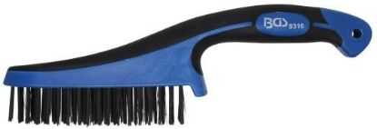 Wire Brush Steel Wire Brush with Plastic Handle, 282 mm