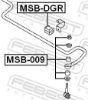 Repair Kit, stabiliser coupling rod MITSUBISHI MR465000, VOLVO 30870317