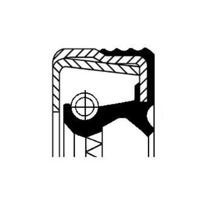 Shaft Seal, wheel hub Iveco 40101700