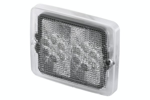 Lens, direction indicator