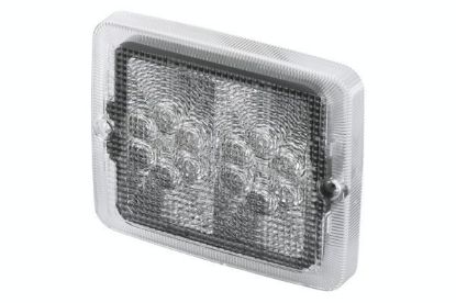 Lens, direction indicator