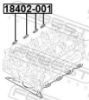 Gasket, intake manifold GM 24420530, OPEL 5850796