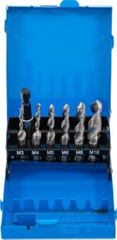 Thread Cutter Set 7-piece Combined HSS-G Drill/Thread Cutting Set