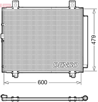 Condenser, air conditioning TOYOTA 8845026120