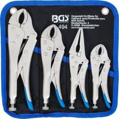 Locking Pliers Set 4-piece Grip Pliers Set