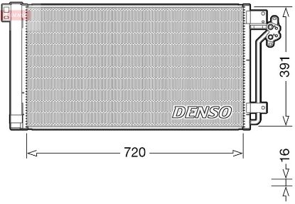 Condenser, air conditioning VAG - 7H0 820 411E