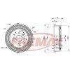 Brake Drum ASTRA H, ZAFIRA A (F75_)