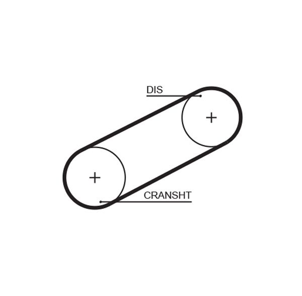 Timing Belt Opel Rekord 1.8 - ( L15138 )