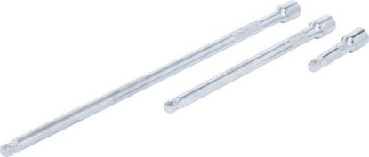 Extension Set, socket wrench 1/4" Wobble" Extension Bar Set, 50 - 150 - 250 mm