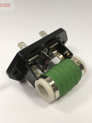 Series resistor, electric motor (radiator fan)